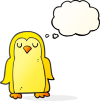 thought bubble cartoon bird png