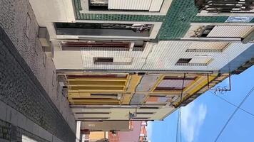 povoa de Varzim stad in Portugal en haar straten en natuur video