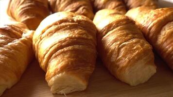 Croissants as Background video