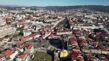 mosca encima ciudad de braga Portugal video