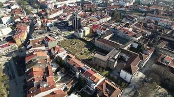 mosca encima ciudad de braga Portugal video