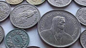 vieux pièces de monnaie comme Contexte video