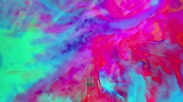 Abstract Colorful Ink Background video