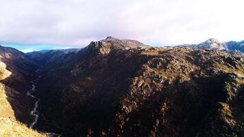 Stunning Mountain Canyon Aerial View video