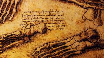 leonardo da vinci anatomia arte disegno video