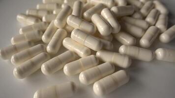 White Medical Capsules video