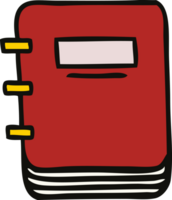 cute cartoon note book png