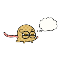 thought bubble cartoon evil mouse png