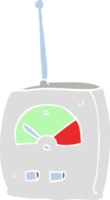 ilustração de cor plana de um equipamento de ciência dos desenhos animados png