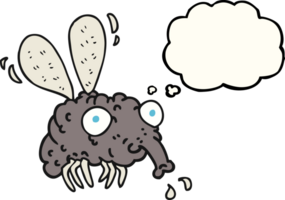 pensamiento burbuja dibujos animados mosca png