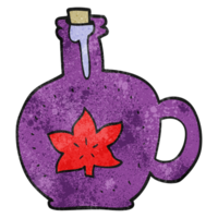 textured cartoon maple syrup png