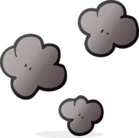 symbole de nuage de fumée de dessin animé png