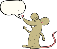 speech bubble cartoon mouse png