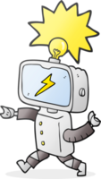 cartoon little robot png