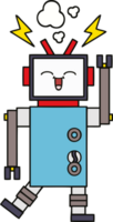 cute cartoon robot png