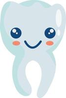 Cute Human Internal Organs Character. Smile Organs Cartoon on White Background vector