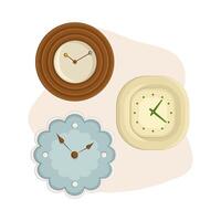 Illustration of clock vector