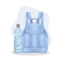 Illustration of backpack vector