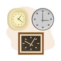 Illustration of clock vector
