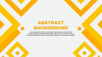 Abstract Background Design Template. Abstract Banner Wallpaper Illustration. Amber Yellow Template vector