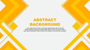 Abstract Background Design Template. Abstract Banner Wallpaper Illustration. Amber Yellow Banner vector