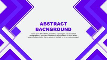 Abstract Background Design Template. Abstract Banner Wallpaper Illustration. Deep Purple Banner vector