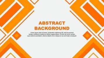 Abstract Background Design Template. Abstract Banner Wallpaper Illustration. Orange Flag vector