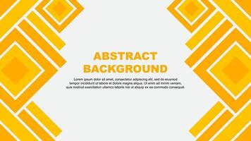 Abstract Background Design Template. Abstract Banner Wallpaper Illustration. Amber Yellow vector