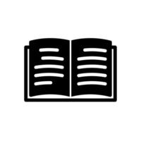 Learning icon with open book vector