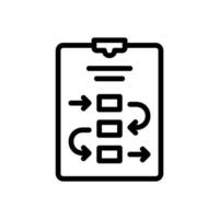 The clipboard icon contains planning vector