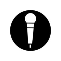 Microphone icon . mic illustration sign. Karaoke symbol. Audio logo. vector