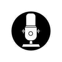 micrófono icono . mic ilustración signo. karaoke símbolo. audio logo. vector