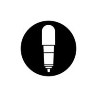 Microphone icon . mic illustration sign. Karaoke symbol. Audio logo. vector