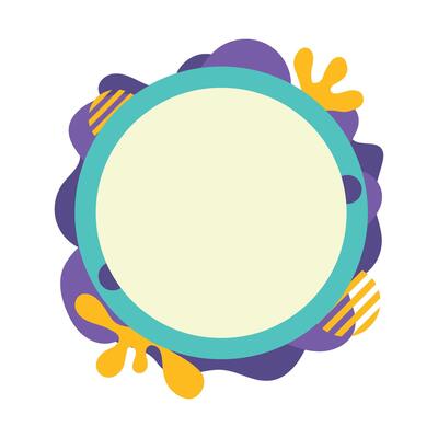 Abstract Circle Frame