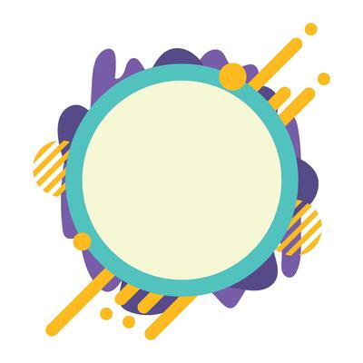 Abstract Circle Frame