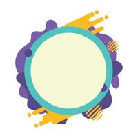 Abstract Circle Frame vector