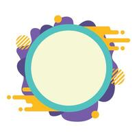 Abstract Circle Frame vector