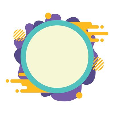 Abstract Circle Frame