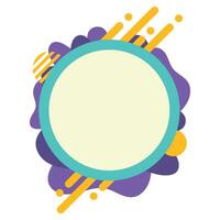 Abstract Circle Frame vector