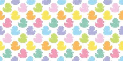 duck seamless pattern rubber duck bathroom shower dash line toy chicken bird pet scarf isolated cartoon animal tile wallpaper repeat background doodle illustration pastel color design vector