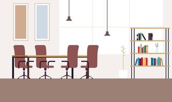 Creative workplace modern for work illustration vector