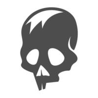 Skull logo icon design vector