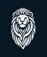 lion head logo vector