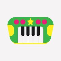 piano juguete ilustración vector