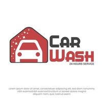 Car Wash Logo Vector Template, Vehicle Logo, Garage, Motor, Car Company Logo Editable Template