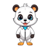 cute animal cartoon character illustration png