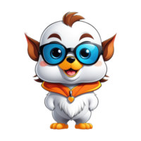 cute animal cartoon character illustration png