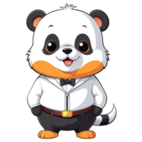 cute animal cartoon character illustration png