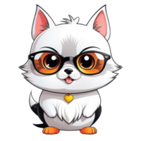 mignonne animal dessin animé personnage illustration png