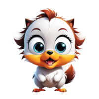 cute animal cartoon character illustration png